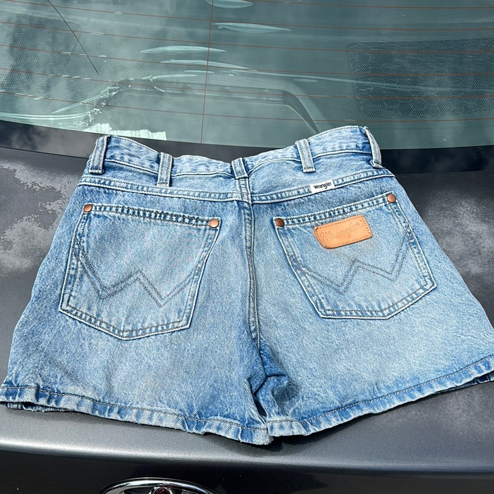 Wrangler Women's Blue Denim Shorts